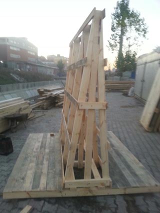 Cam Palet İmalatı, A palet imalat