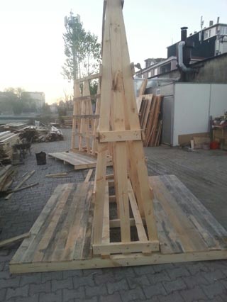 Cam Palet İmalatı, A palet imalat