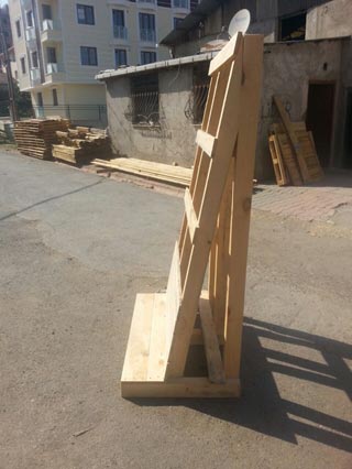 Cam Palet İmalatı, A palet imalat